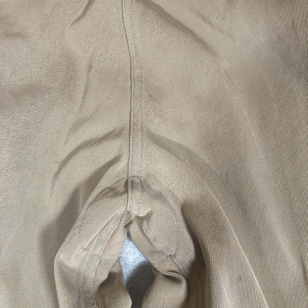 Vintage Equestrian Breeches Girls 10/12 Side Buttons Tan Jodhpur Horse Pants - Picture 4 of 9